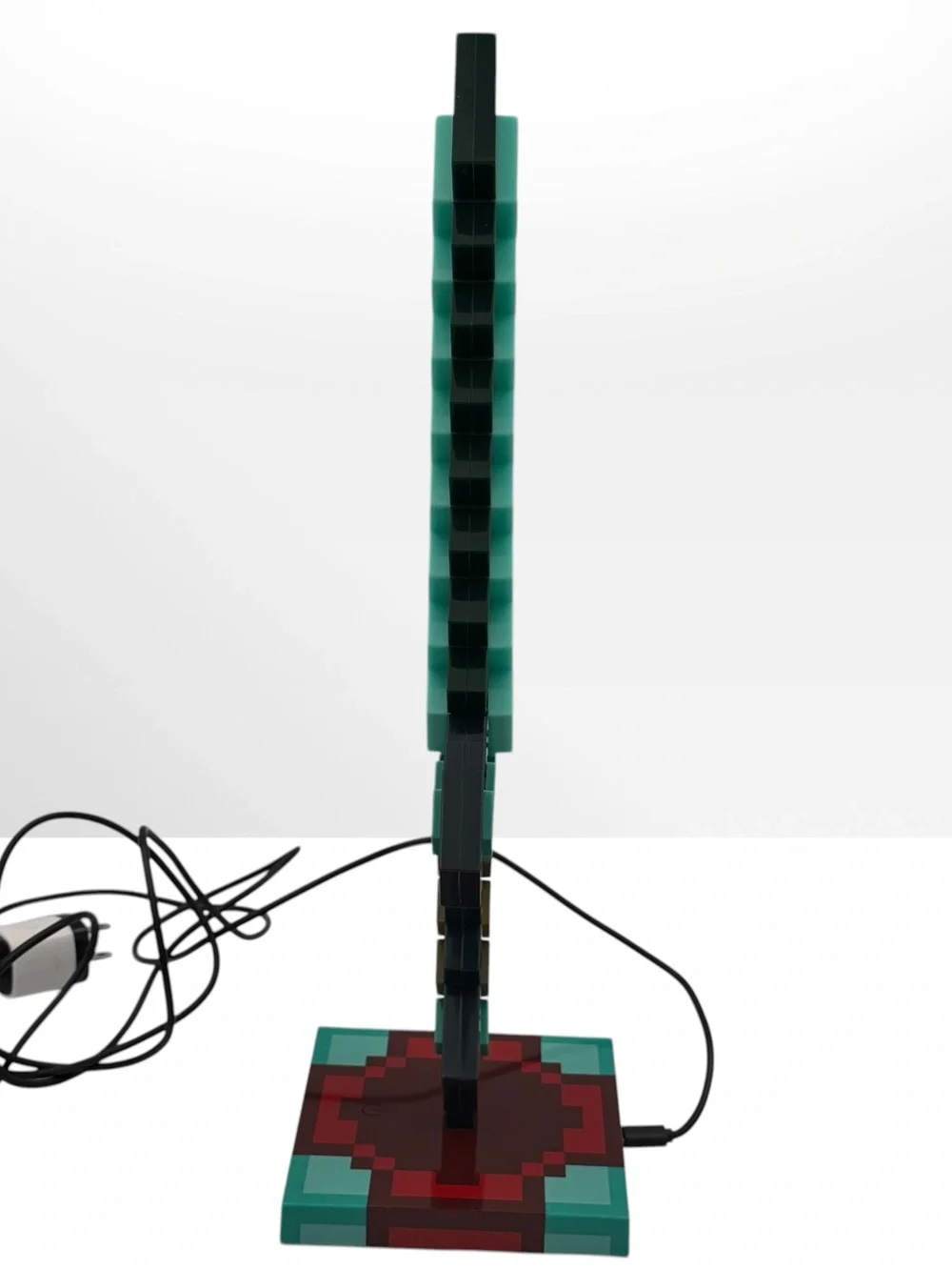 Minecraft Diamond Sword 14” inch USB Desk LED Bedside Night Light Lamp for Gamer